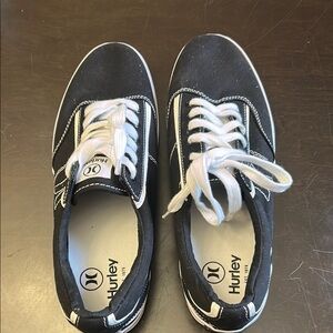 Hurley Black and White Mena Sneakers